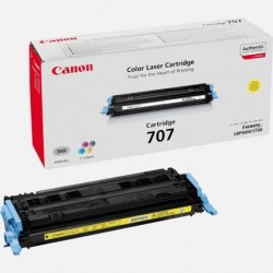 Canon Color Toner Cartridge CRG 707Y (9421A004A) Yellow